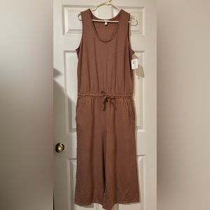 Anthropology Daily Ritual Women’s Supersoft Terry Sleeveless Scoopneck Jumpsuit